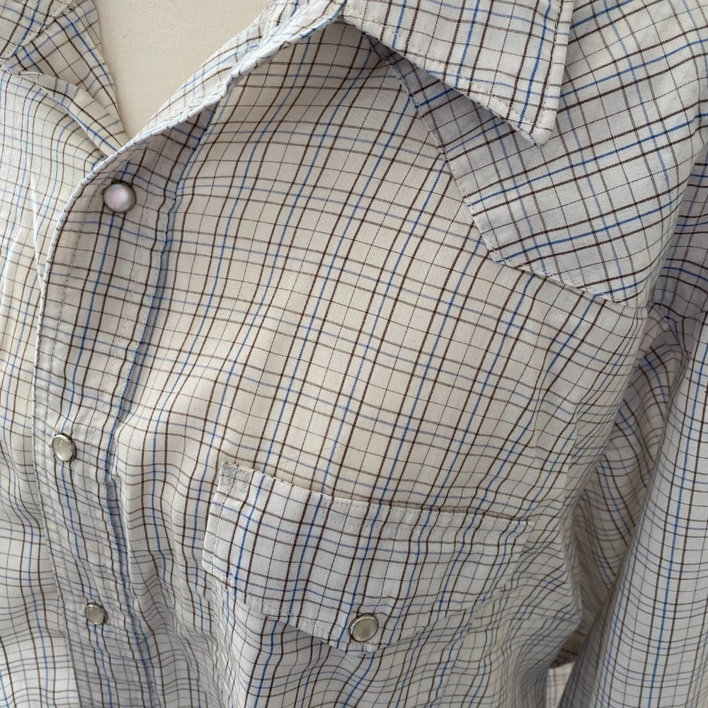 Vintage Wrangler Snap-down Men's Shirt/Women's Shirt | Size XL